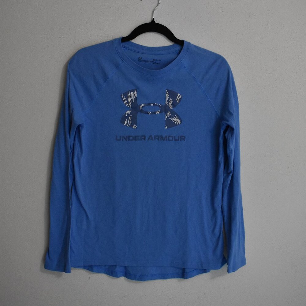Blue Under Armour Size Small Womens Long Sleeve T-Shirt
